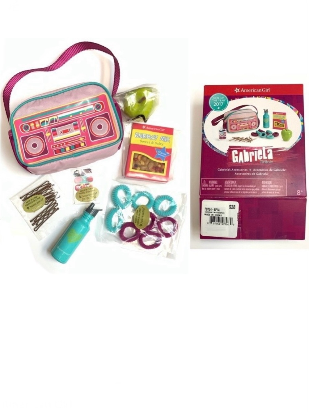 NWT American Girl GABRIELA’S ACCESSORIES GOTY 2017 Retired Collection